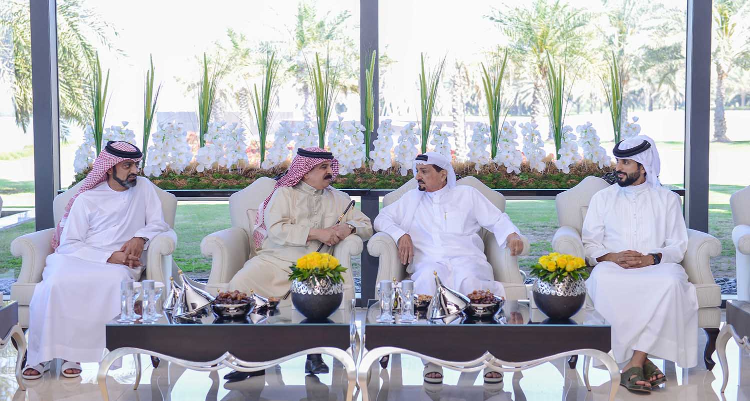 HM the King meets Ajman Ruler Bahrain News Agency